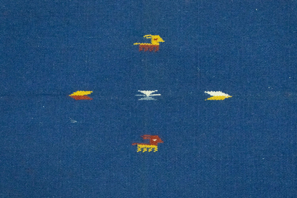 Tappeto Kelim - Tendenza - 180 x 120 cm - blu