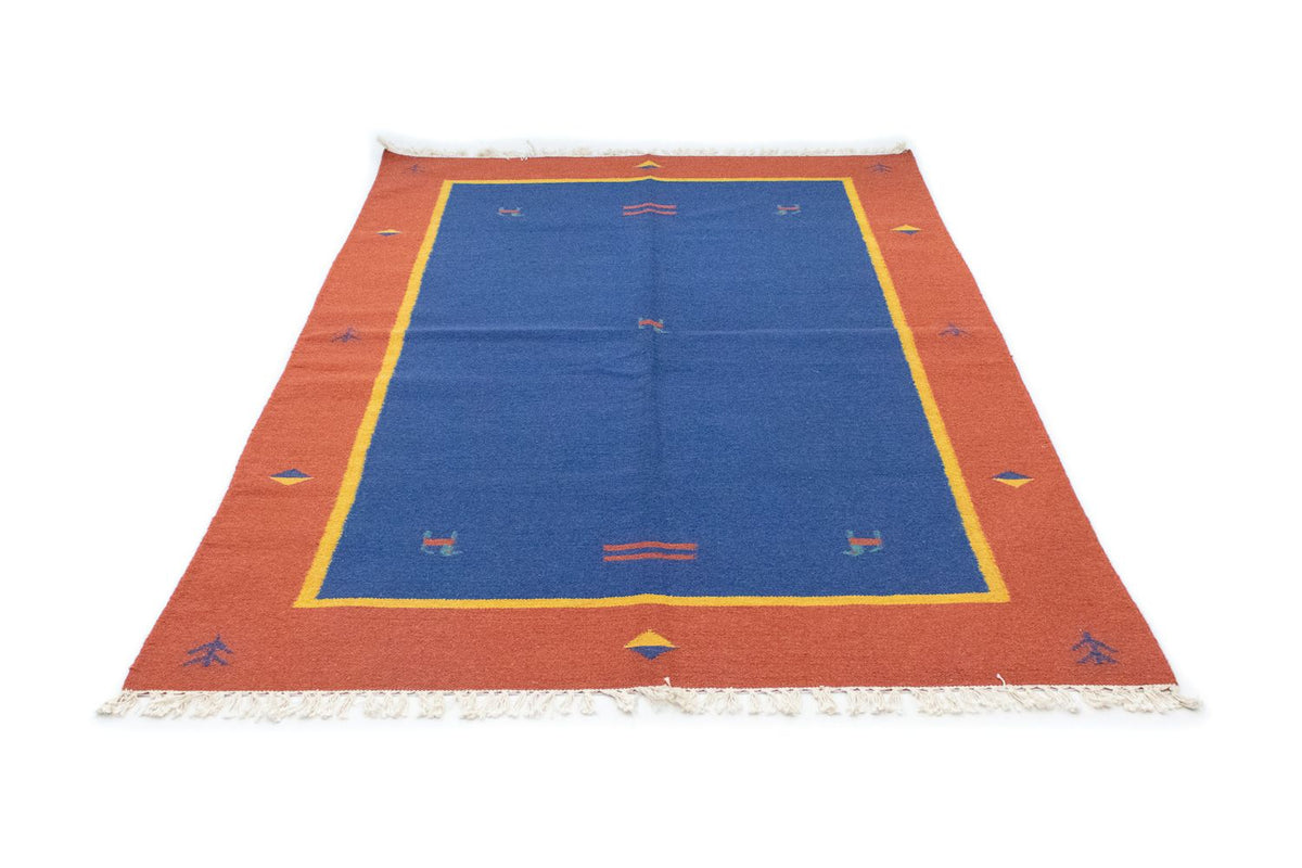 Tappeto Kelim - Tendenza - 200 x 140 cm - blu