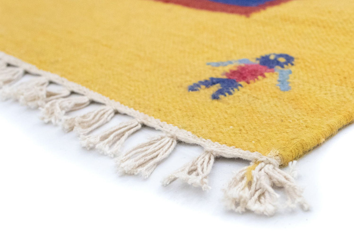 Tappeto Kelim - Tendenza - 200 x 140 cm - blu