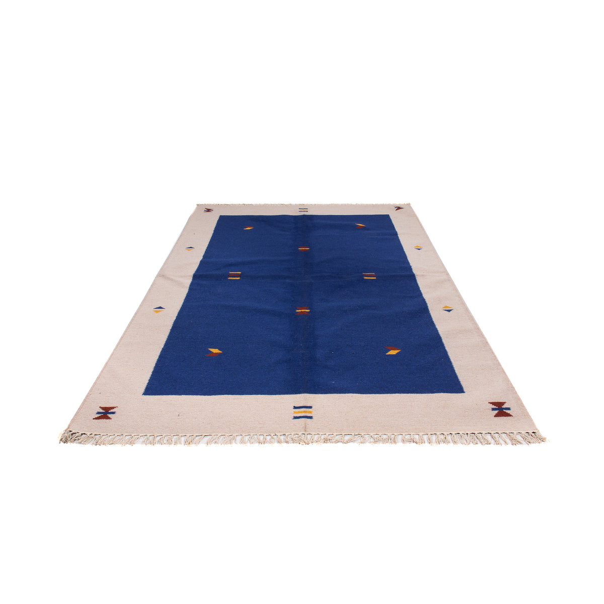 Tappeto Kelim - Tendenza - 240 x 170 cm - blu scuro