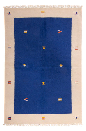 Tappeto Kelim - Tendenza - 240 x 170 cm - blu scuro