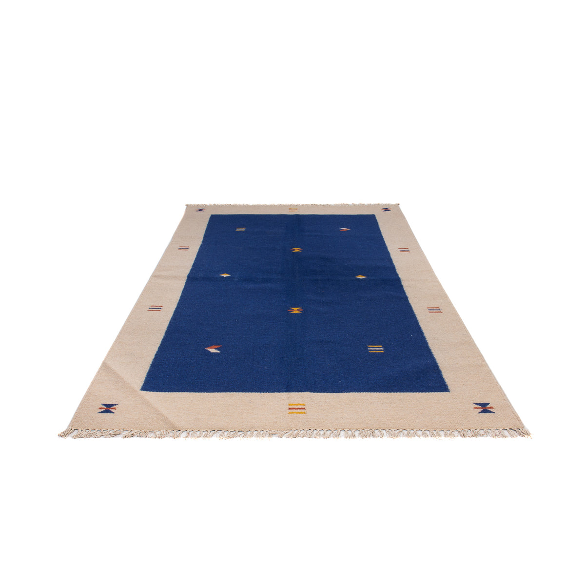 Tappeto Kelim - Tendenza - 240 x 170 cm - blu scuro