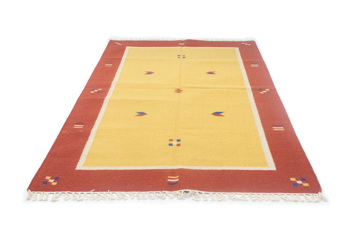 Tappeto Kelim - Tendenza - 200 x 140 cm - giallo