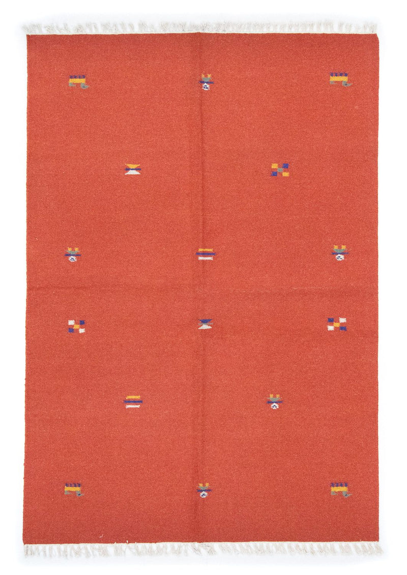 Tappeto Kelim - Tendenza - 200 x 140 cm - arancione