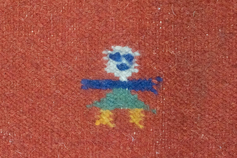 Tappeto Kelim - Tendenza - 200 x 140 cm - arancione