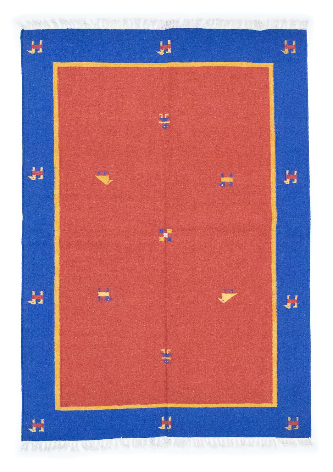 Tappeto Kelim - Tendenza - 200 x 140 cm - rosso