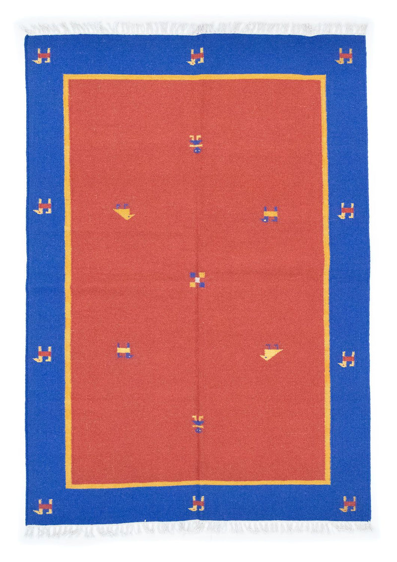 Tappeto Kelim - Tendenza - 200 x 140 cm - rosso