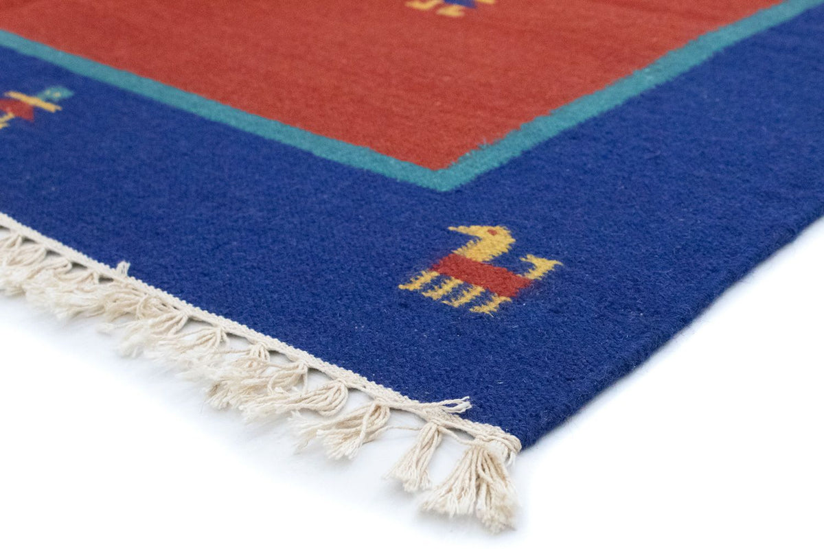 Tappeto Kelim - Tendenza - 200 x 140 cm - arancione
