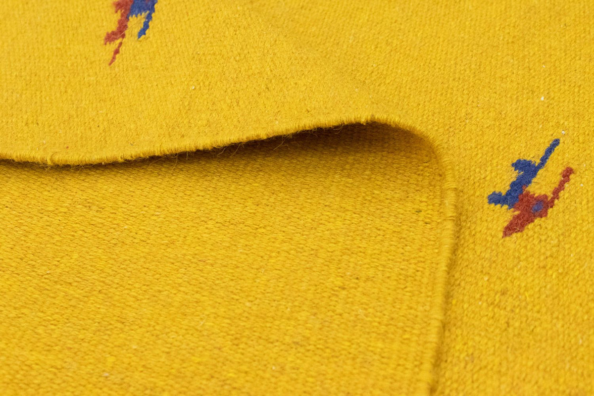 Tappeto Kelim - Tendenza - 180 x 120 cm - giallo