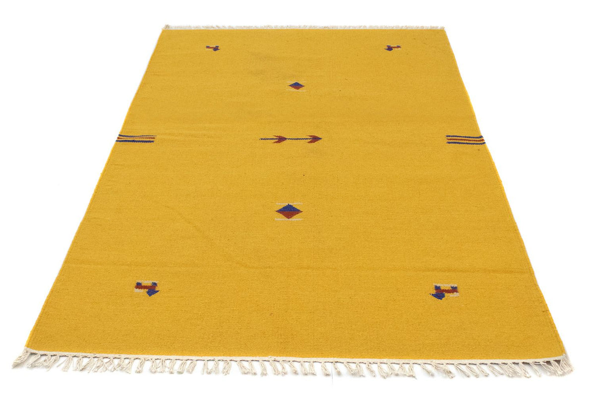 Tappeto Kelim - Tendenza - 180 x 120 cm - giallo