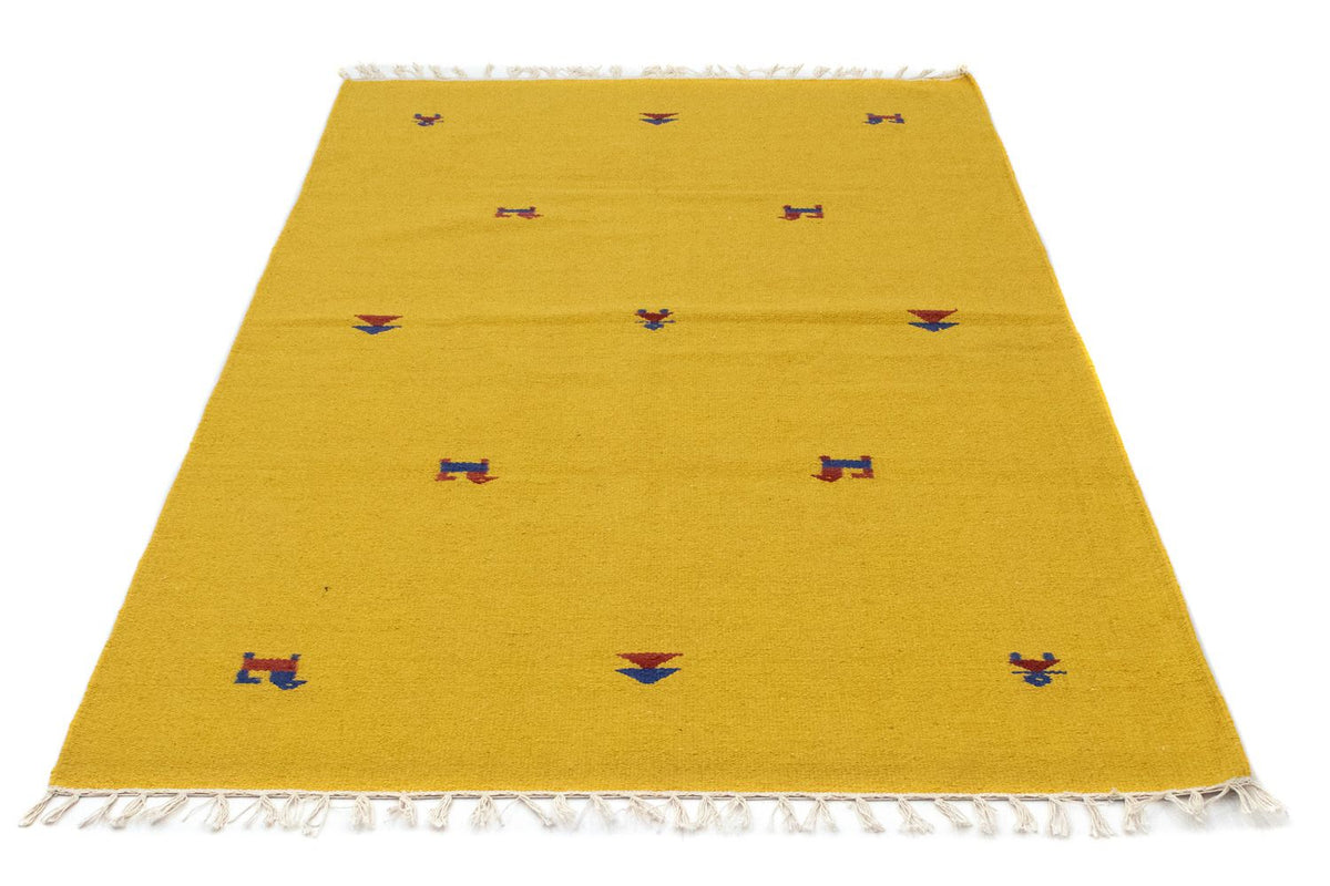 Tappeto Kelim - Tendenza - 180 x 120 cm - giallo