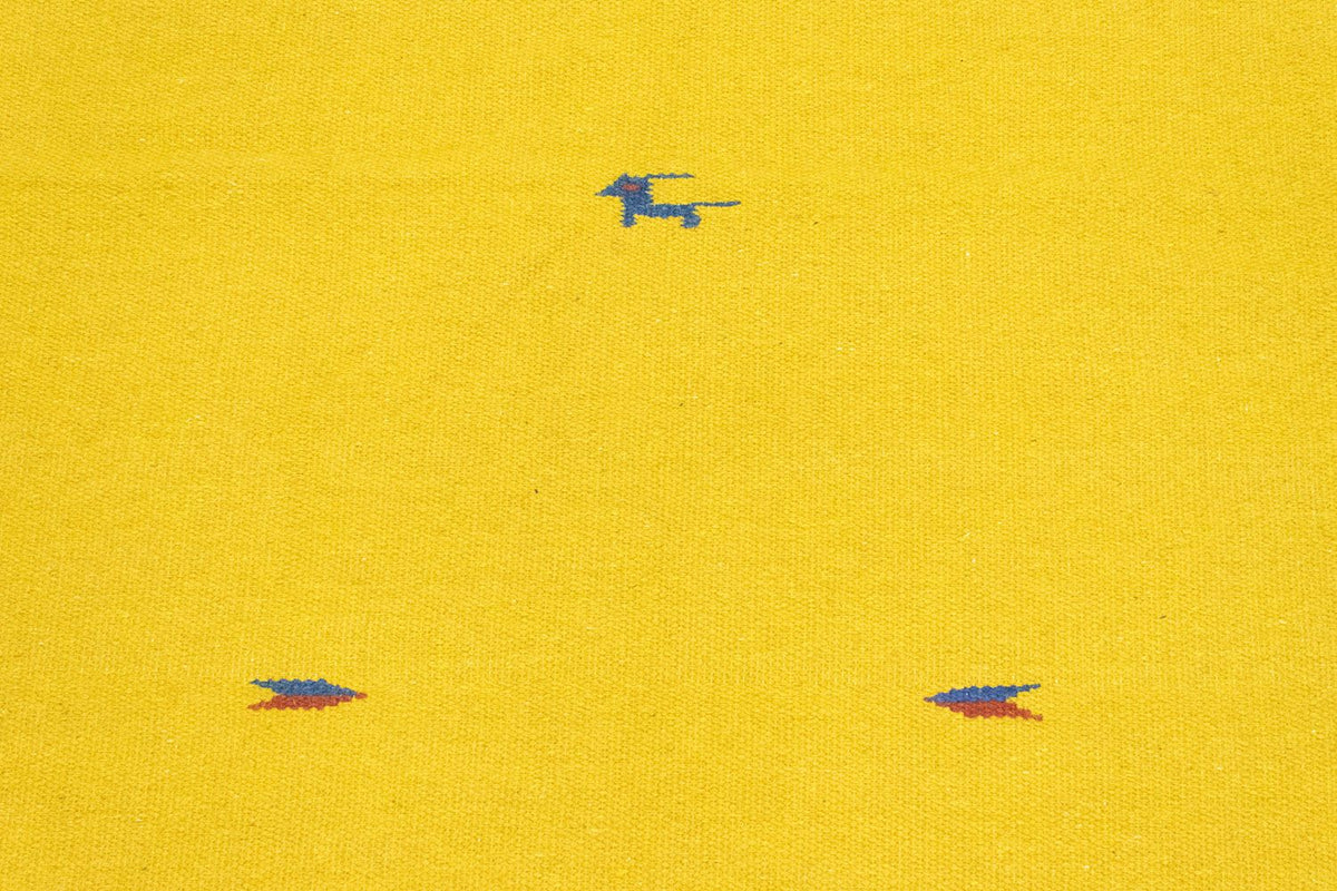 Tappeto Kelim - Tendenza - 180 x 120 cm - giallo