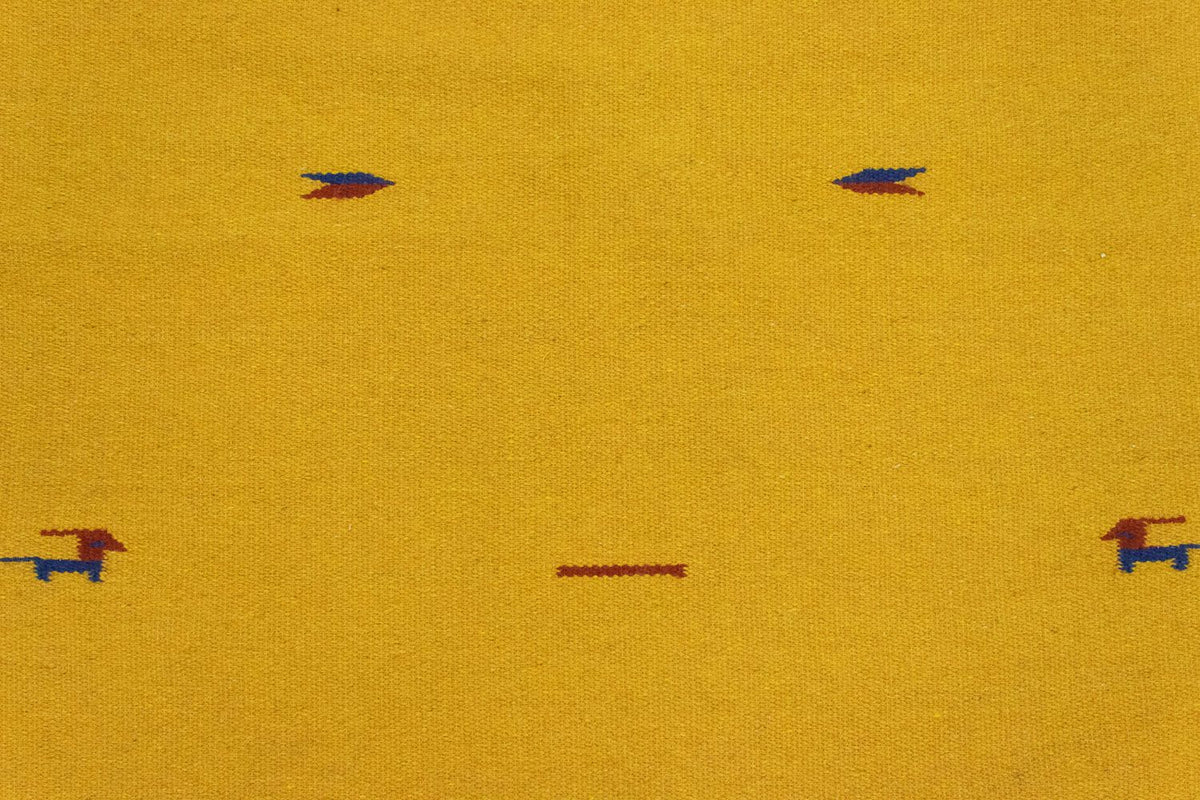 Tappeto Kelim - Tendenza - 180 x 120 cm - giallo