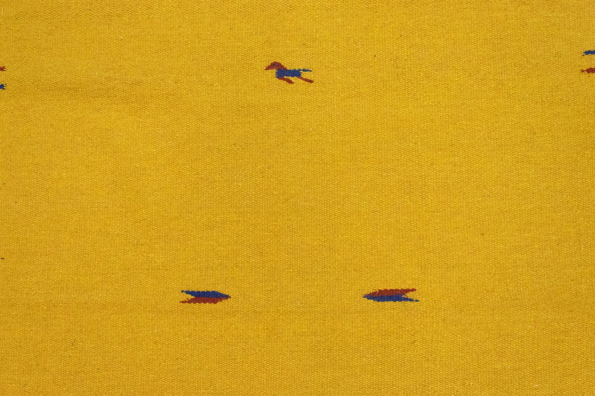 Tappeto Kelim - Tendenza - 180 x 120 cm - giallo