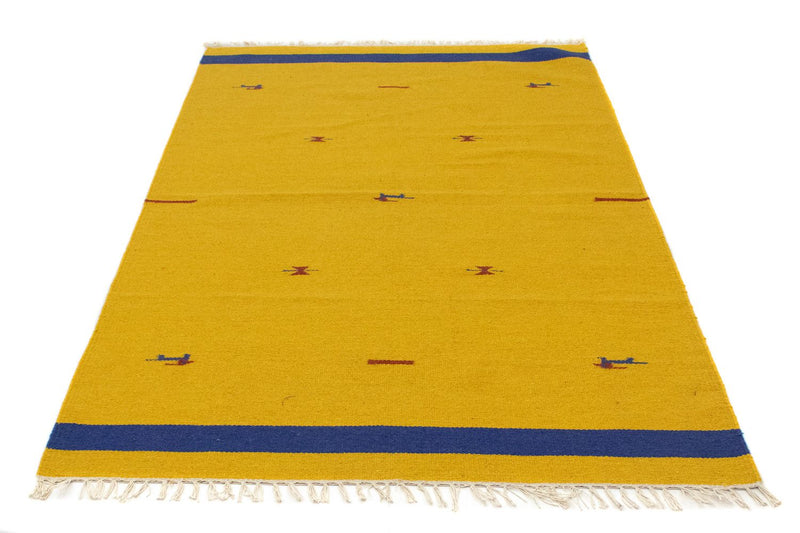 Tappeto Kelim - Tendenza - 180 x 120 cm - giallo