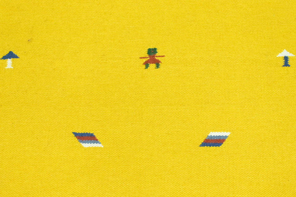 Tappeto Kelim - Tendenza - 180 x 120 cm - giallo