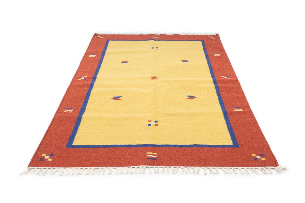 Tappeto Kelim - Tendenza - 200 x 140 cm - giallo