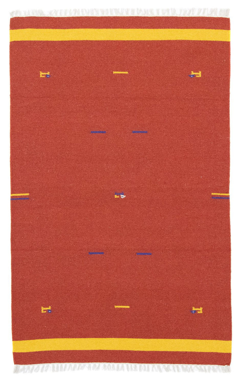 Tappeto Kelim - Tendenza - 180 x 120 cm - rosso