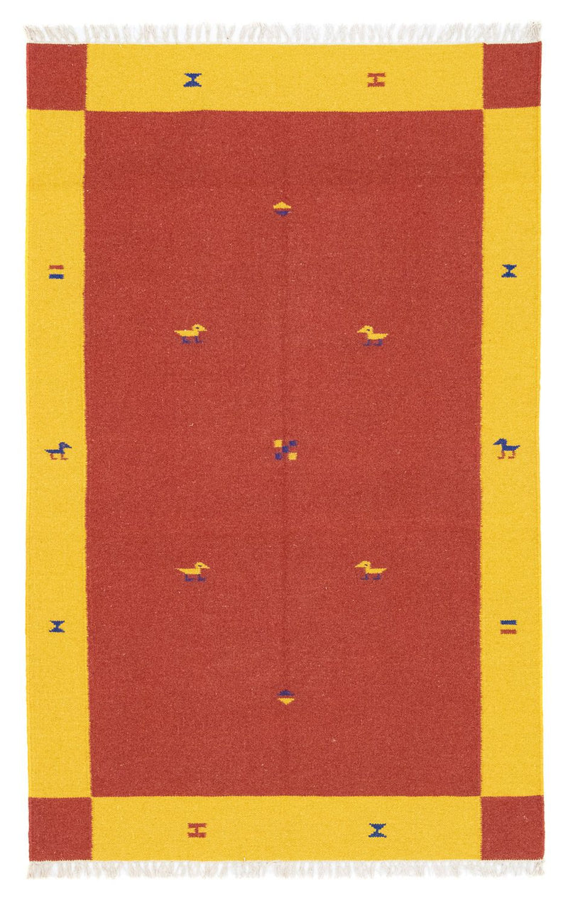 Tappeto Kelim - Tendenza - 180 x 120 cm - rosso