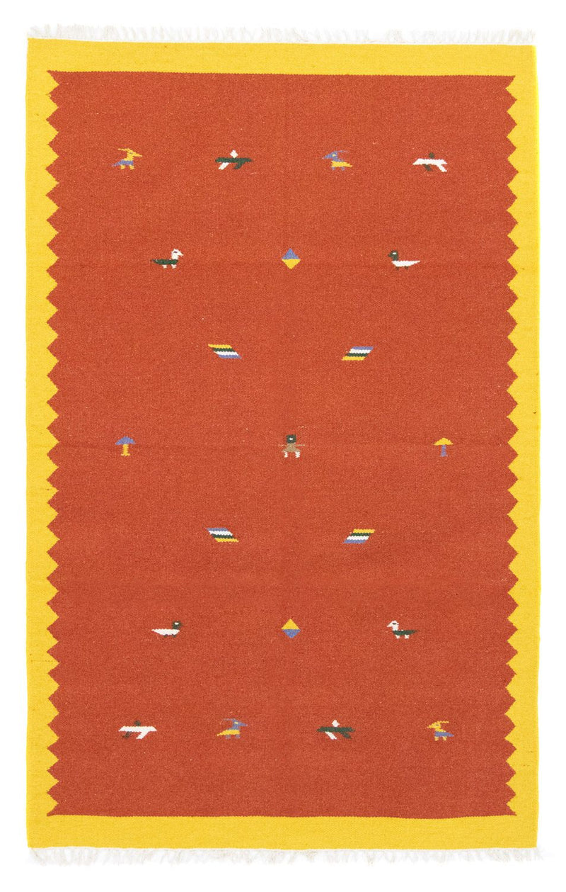 Tappeto Kelim - Tendenza - 180 x 120 cm - arancione
