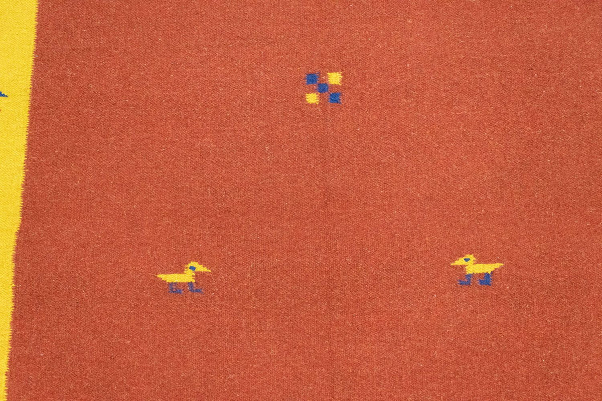 Tappeto Kelim - Tendenza - 180 x 120 cm - arancione