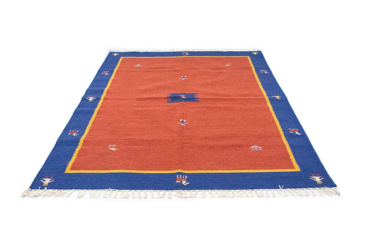 Tappeto Kelim - Tendenza - 200 x 140 cm - arancione