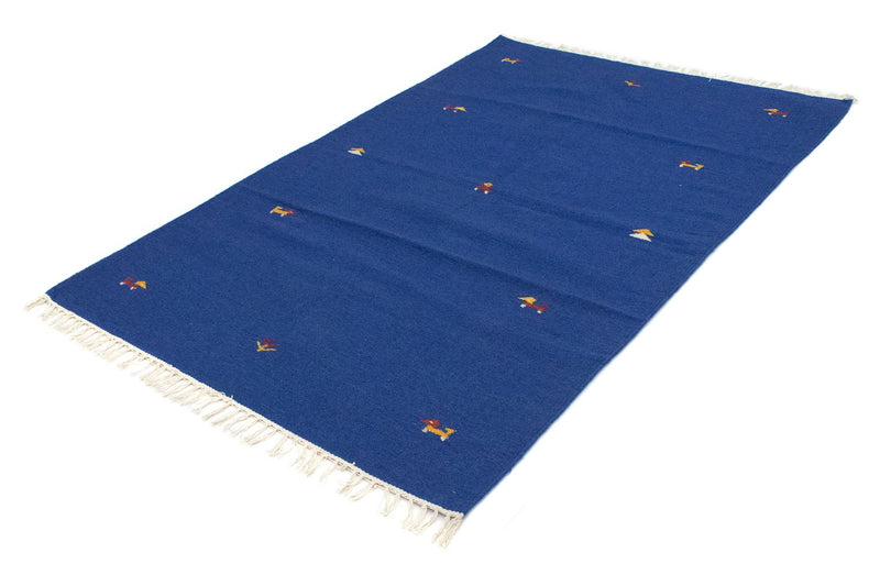 Tappeto Kelim - Tendenza - 180 x 120 cm - blu