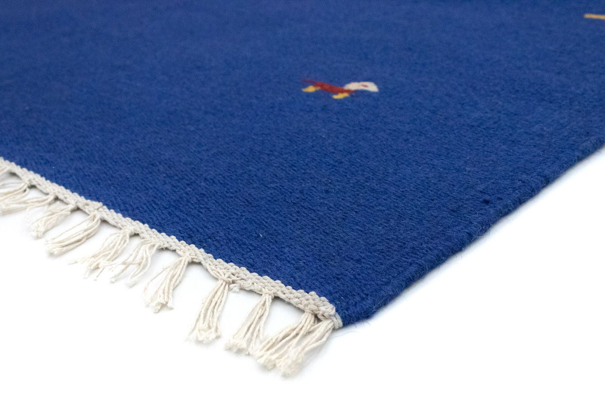 Tappeto Kelim - Tendenza - 180 x 120 cm - blu