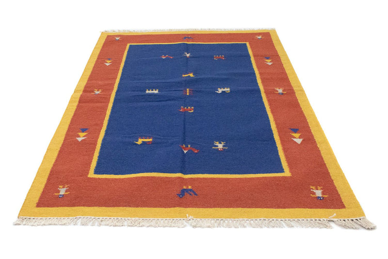 Tappeto Kelim - Tendenza - 200 x 140 cm - blu