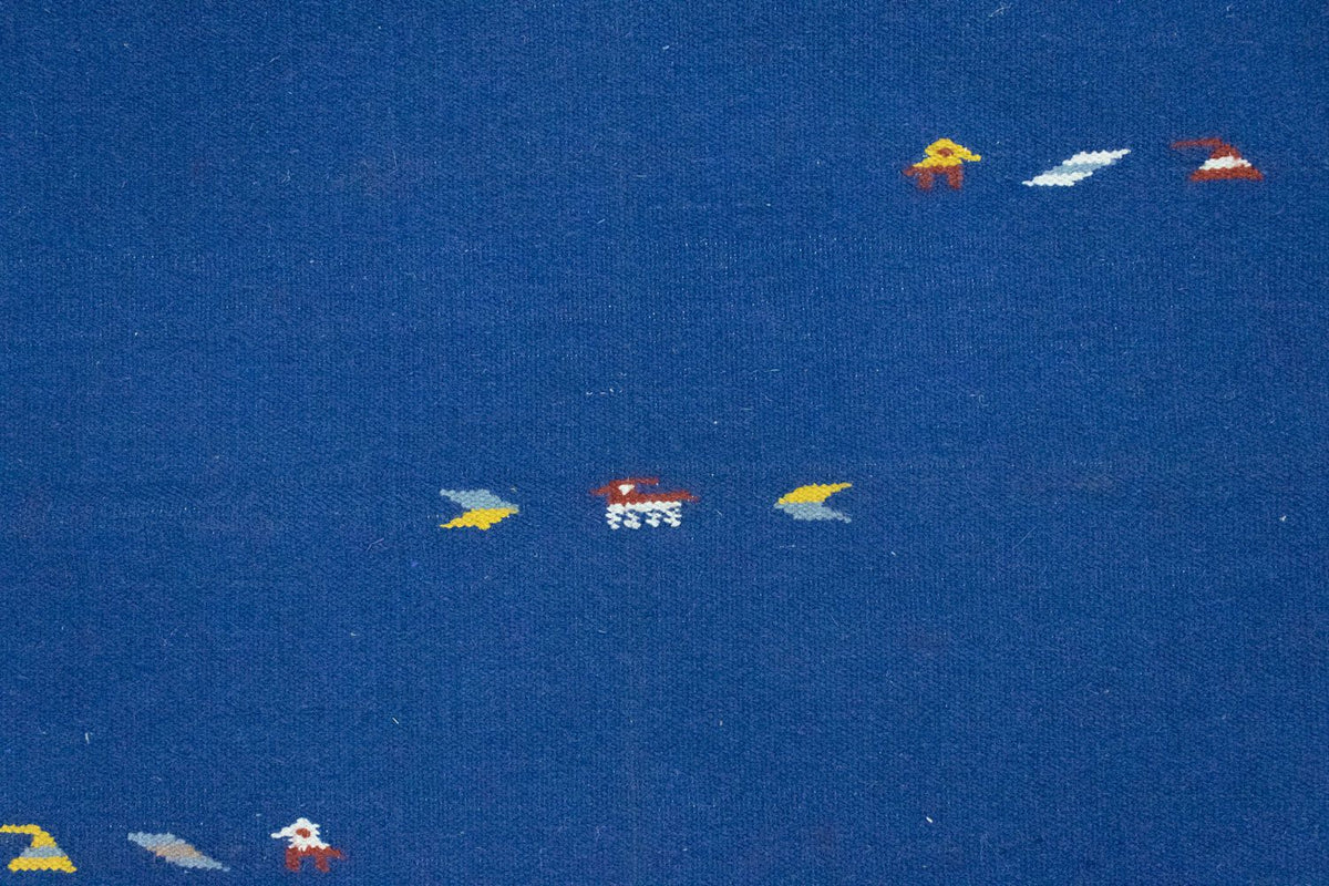 Tappeto Kelim - Tendenza - 180 x 120 cm - blu
