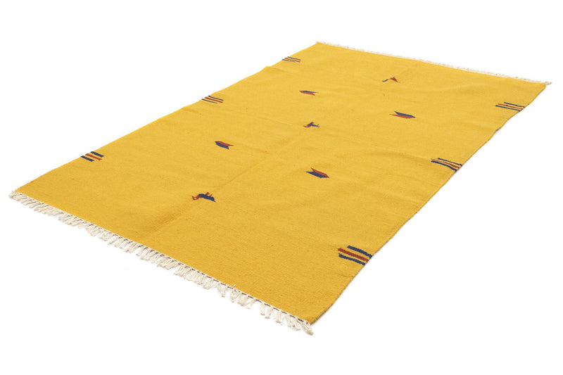 Tappeto Kelim - Tendenza - 200 x 140 cm - giallo
