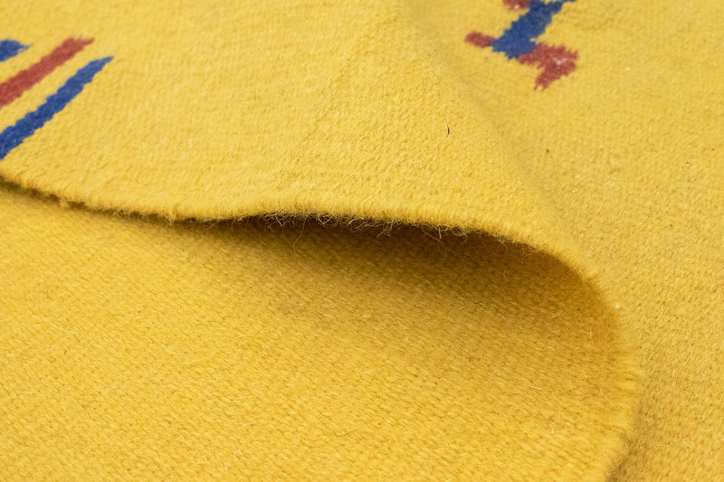 Tappeto Kelim - Tendenza - 200 x 140 cm - giallo