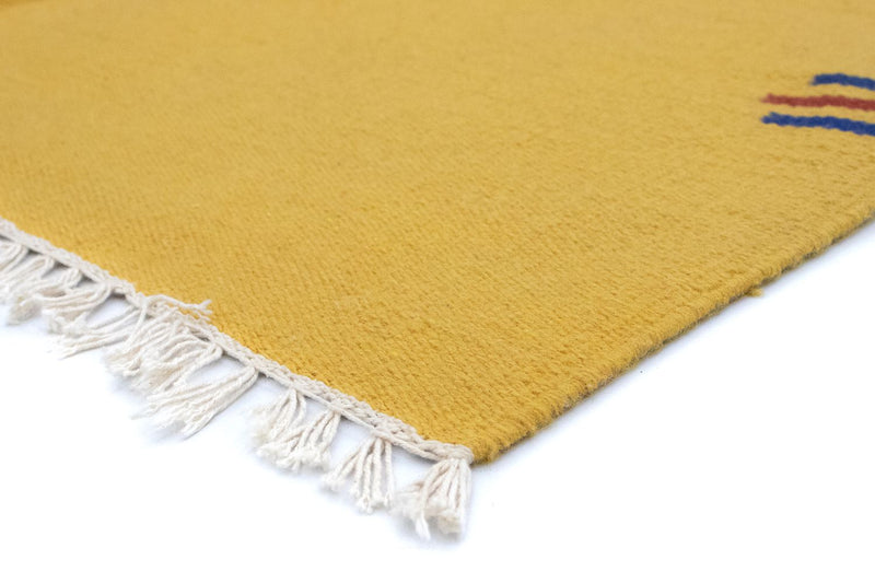 Tappeto Kelim - Tendenza - 200 x 140 cm - giallo