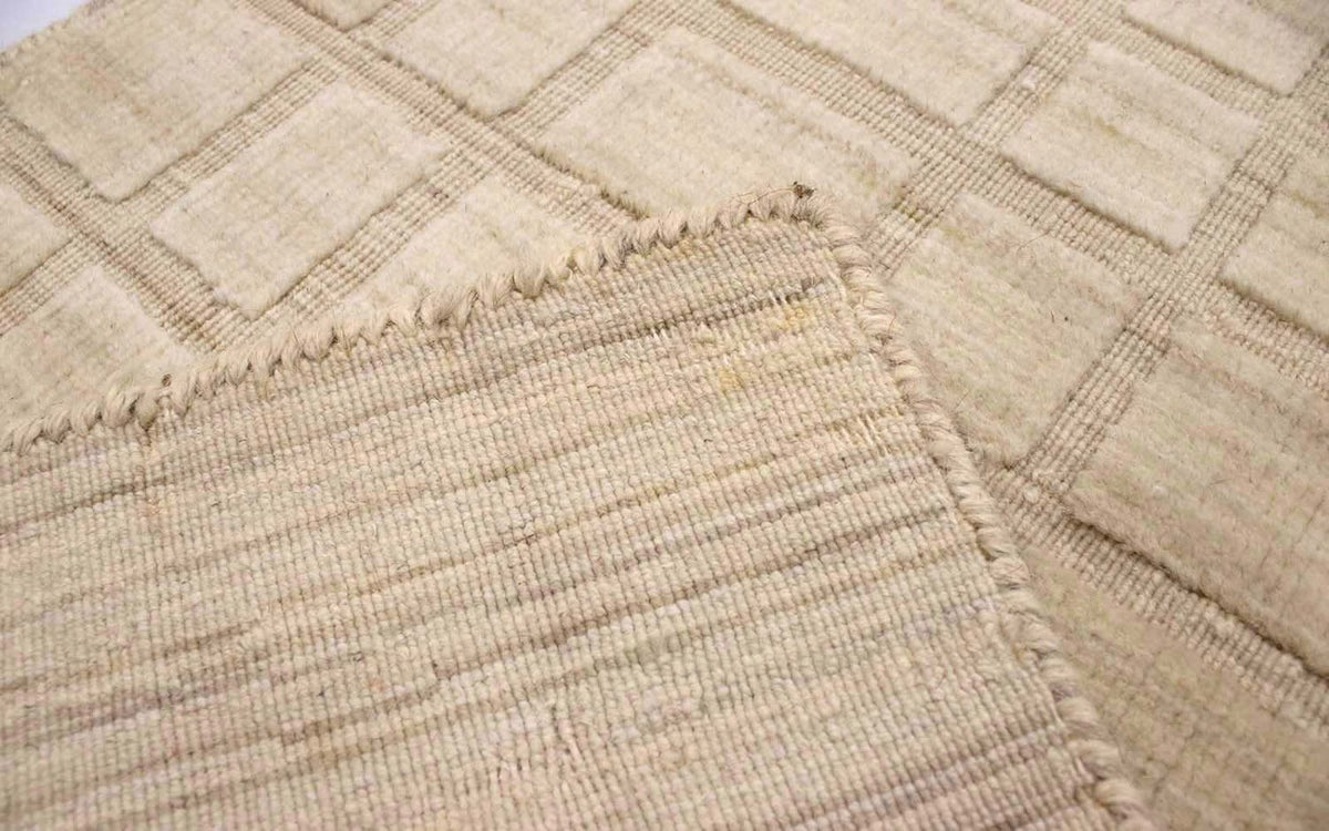 Tappeto di lana - 89 x 55 cm - beige