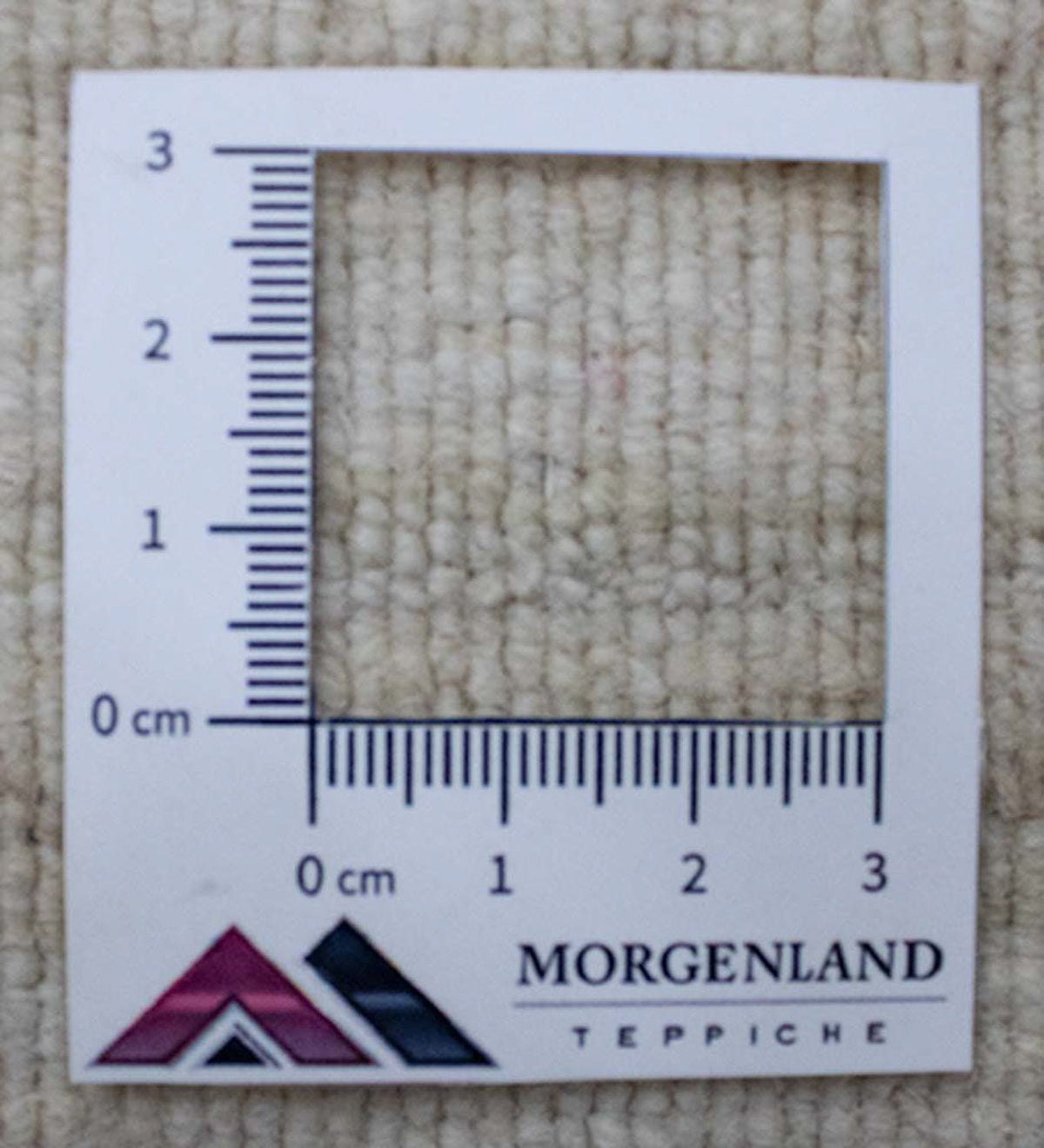 Tappeto di lana - 89 x 55 cm - beige
