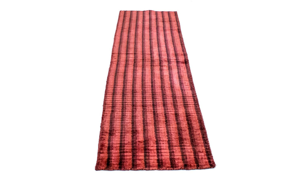 Tappeto corsia Tappeto in viscosa - 203 x 63 cm - rosso