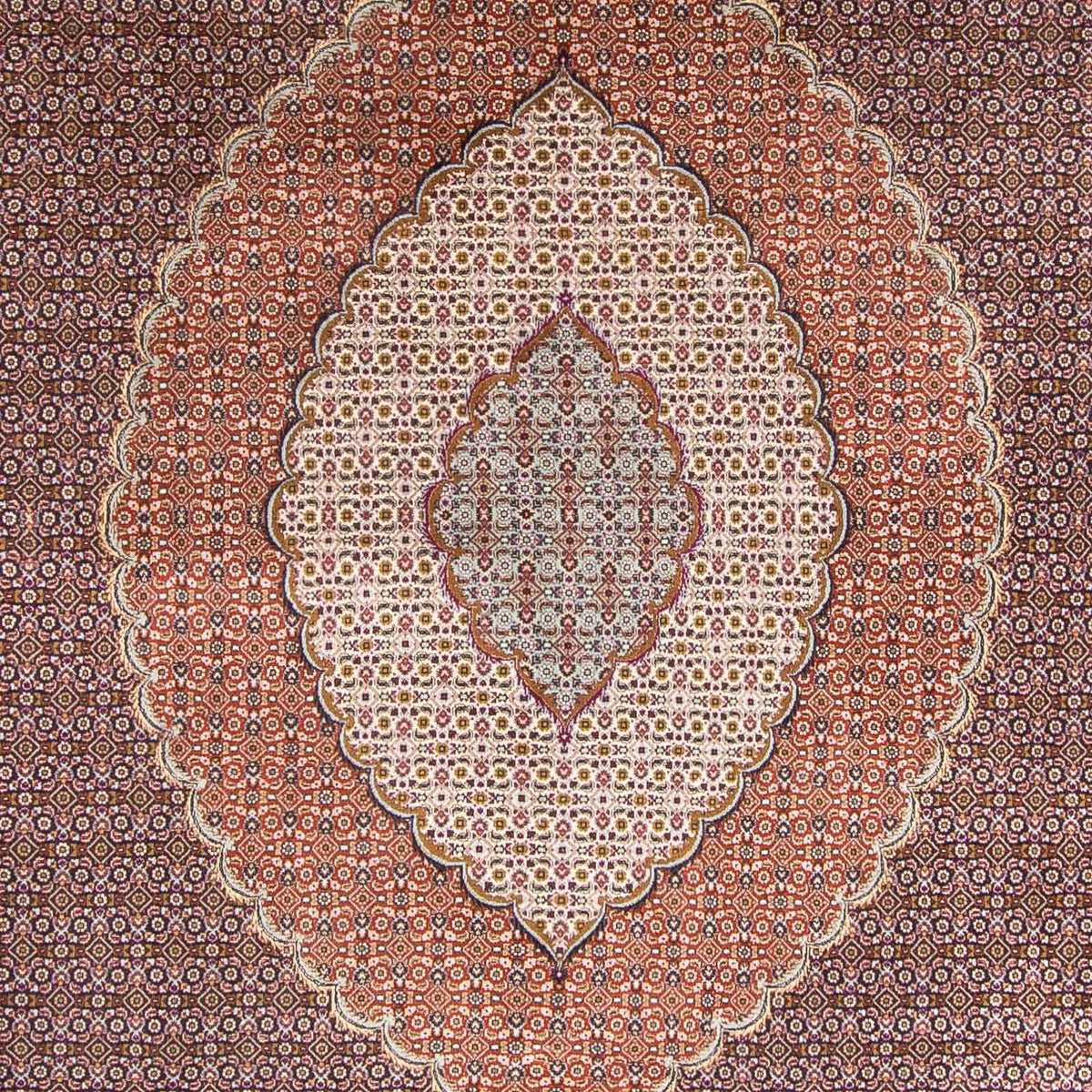 Tappeto Persero - Tabriz - Reale - 390 x 304 cm - nero