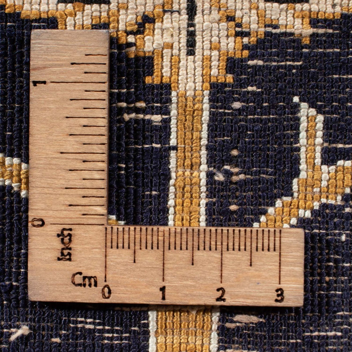 Tappeto di seta - Ghom seta - Premio - 72 x 57 cm - blu scuro