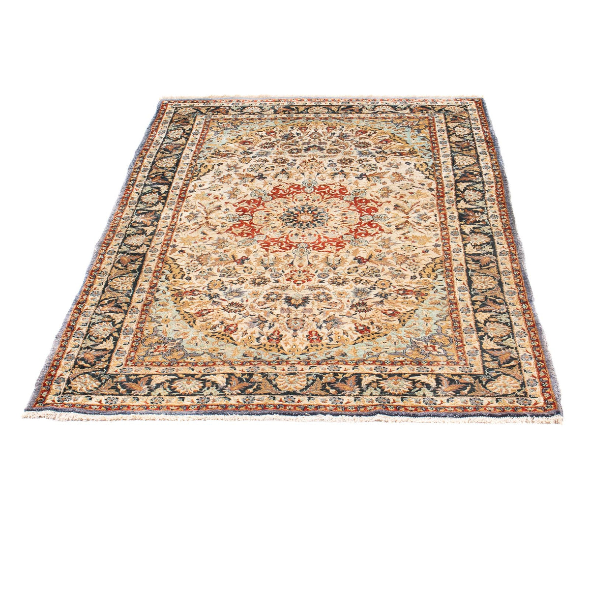 Tappeto di seta - seta cinese - 154 x 94 cm - multicolore