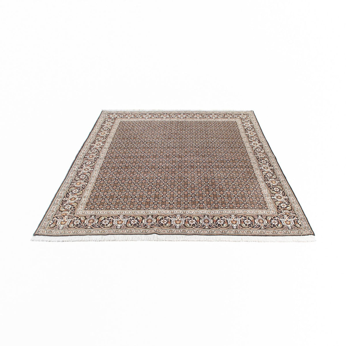 Tappeto Persero - Tabriz - Reale - 195 x 154 cm - beige scuro