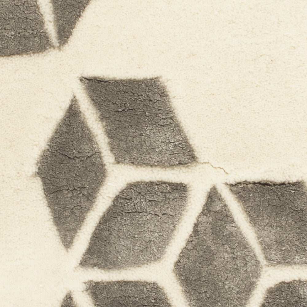 Tappeto di lana - 90 x 60 cm - beige