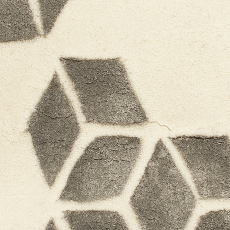Tappeto di lana - 90 x 60 cm - beige