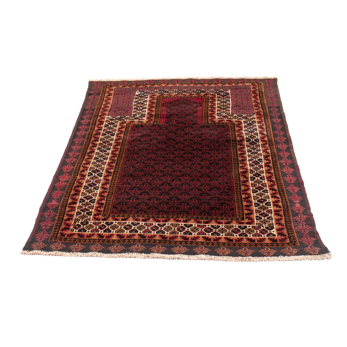 Tappeto Belutsch - Tappeto di preghiera - 140 x 90 cm - blu scuro