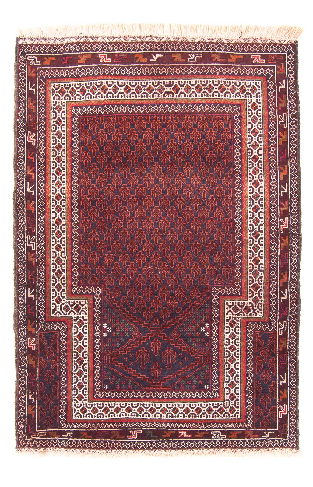 Tappeto Belutsch - Tappeto di preghiera - 146 x 99 cm - blu scuro