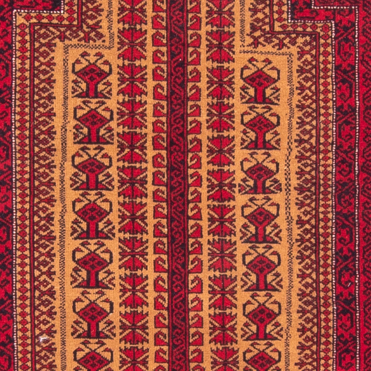 Tappeto Belutsch - Tappeto di preghiera - 148 x 97 cm - arancione