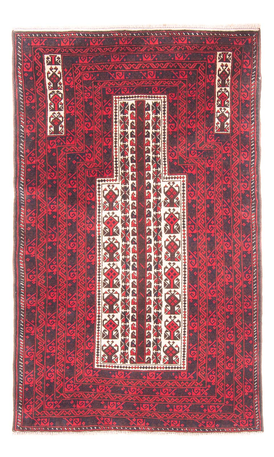 Tappeto Belutsch - Tappeto di preghiera - 154 x 89 cm - beige