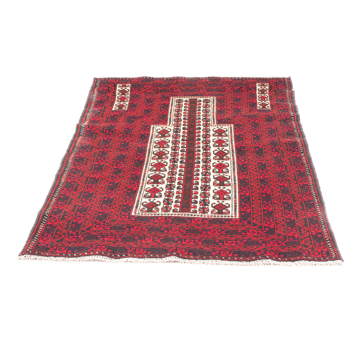 Tappeto Belutsch - Tappeto di preghiera - 154 x 89 cm - beige