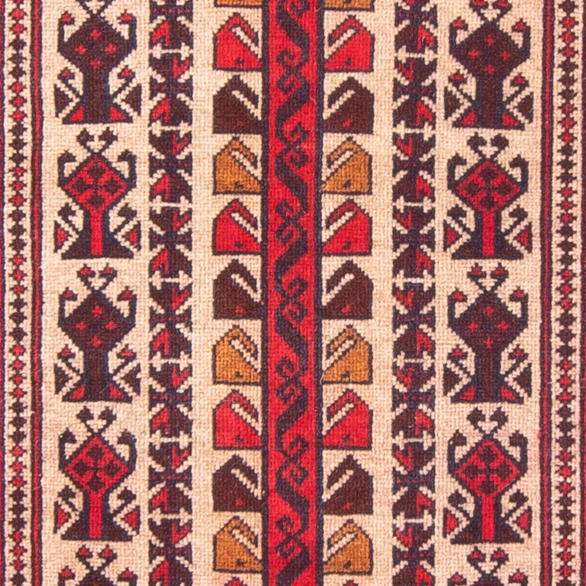Tappeto Belutsch - Tappeto di preghiera - 140 x 84 cm - beige