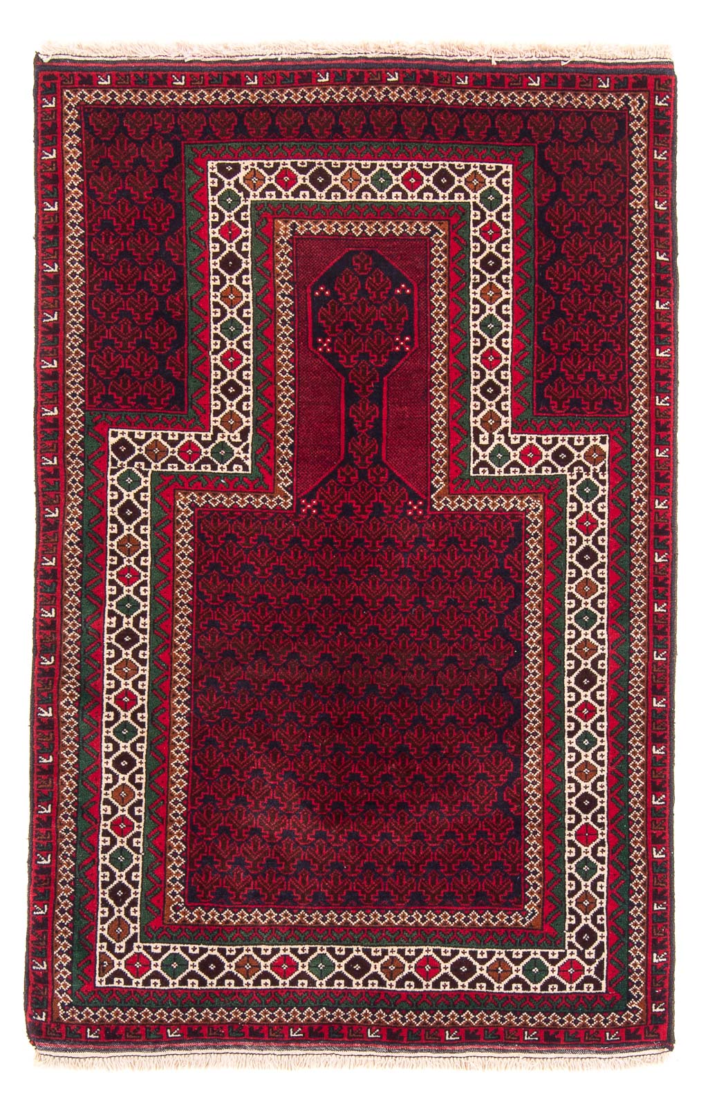 Tappeto Belutsch - Tappeto di preghiera - 142 x 89 cm - blu