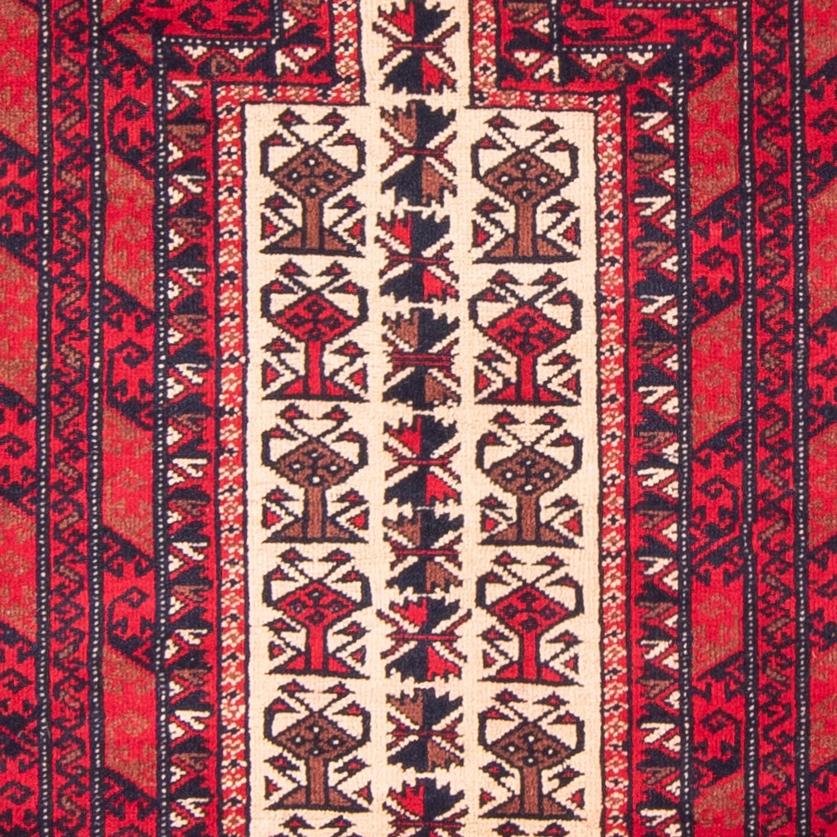 Tappeto Belutsch - Tappeto di preghiera - 135 x 100 cm - beige